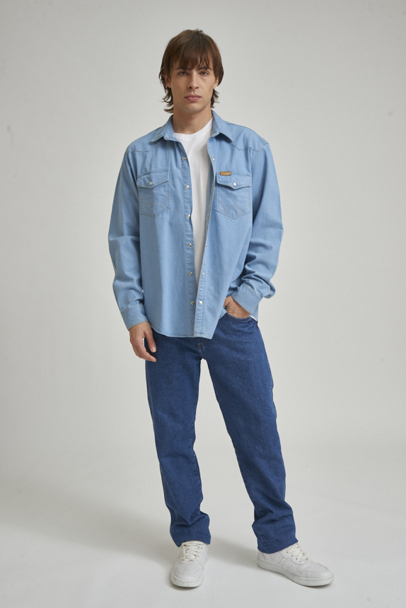 Camisa Western  LS Broche